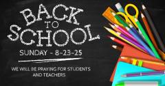 back to school sunday